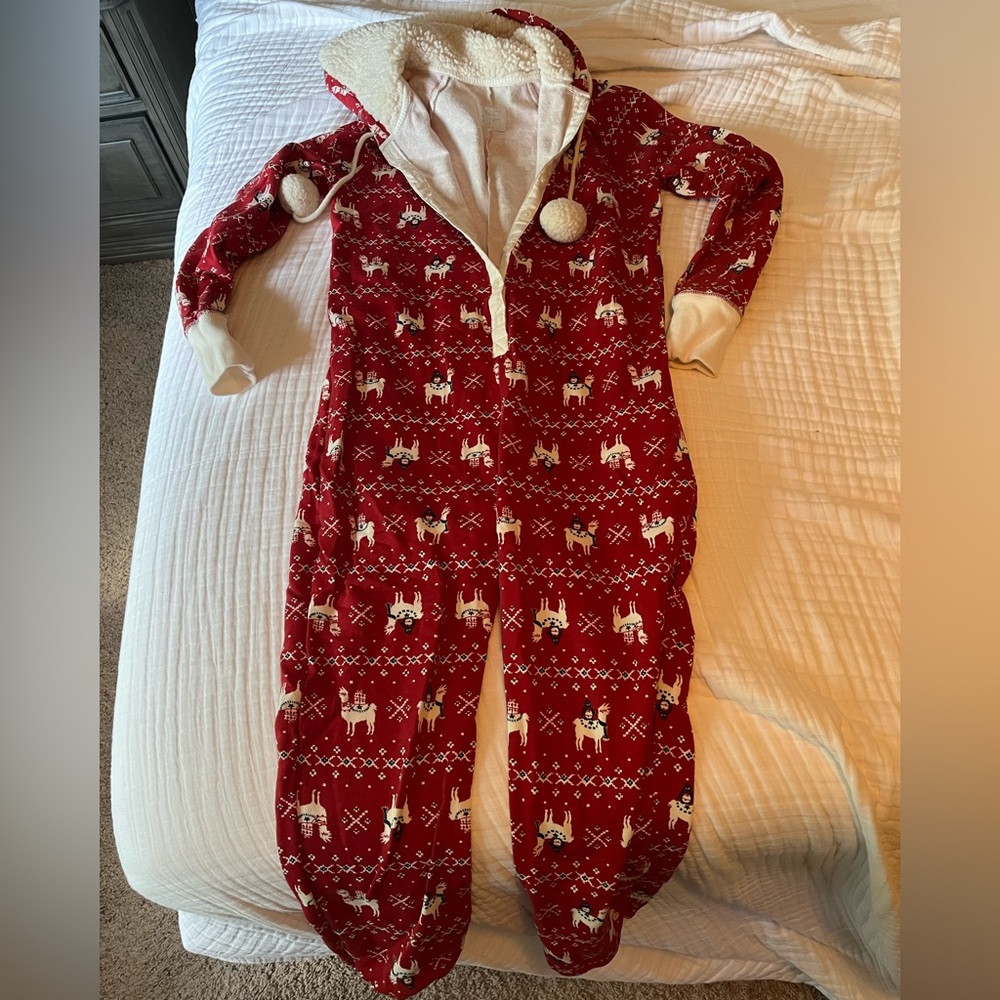 Ladies Onesie with Reindeer Pattern